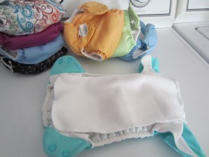 Stay Dry Liner on a BumGenius Cloth Diaper