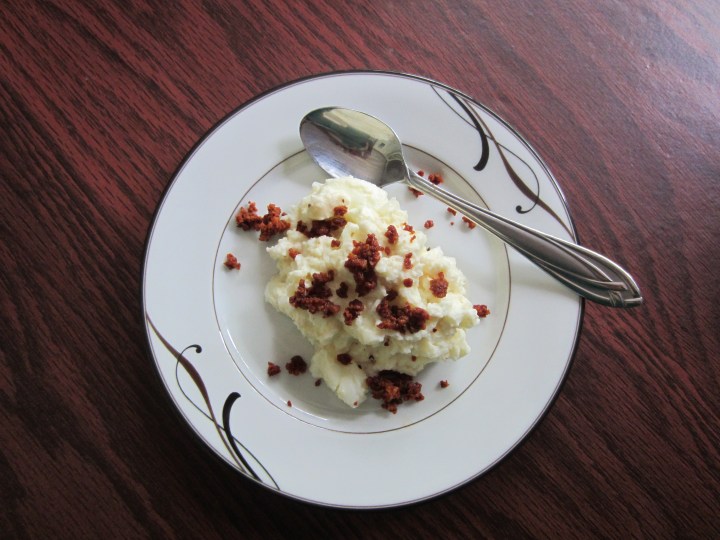 Microwave Chorizo Scrambler