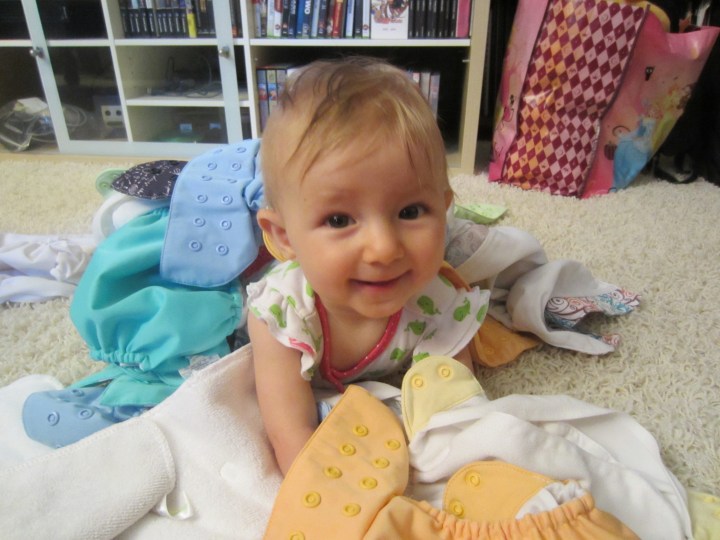 See...Ginny loves her cloth diapers too!