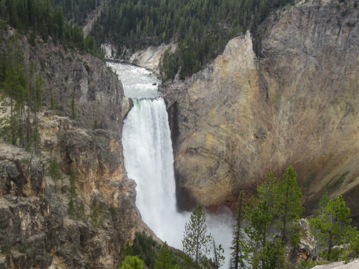 Our elevation when we took this picture at Yellowstone Canyon was very high...maybe that made a difference.