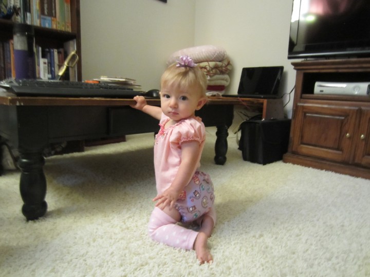 Ginny in her new Rumparooz