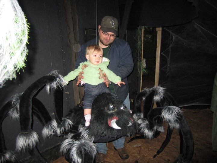 Ginny's Response to the Spider Ride at Haunted Happenings