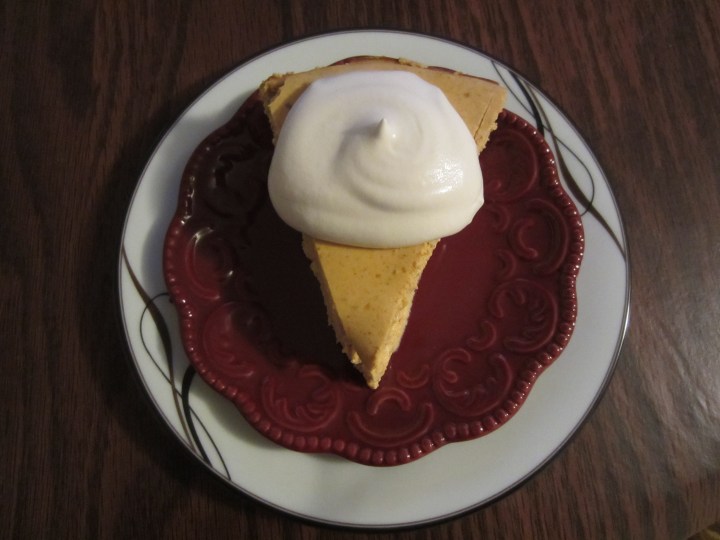 Pumpkin Cheesecake - 248 calories per serving