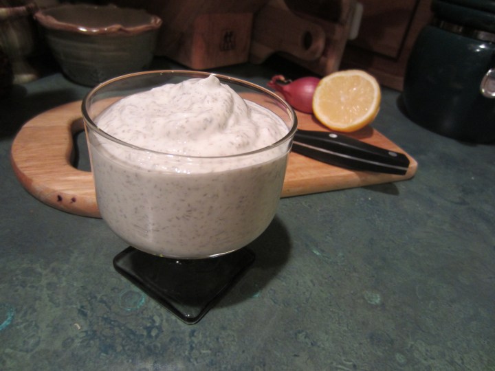 Light Greek Yogurt Dill Dip - 20 calories per serving