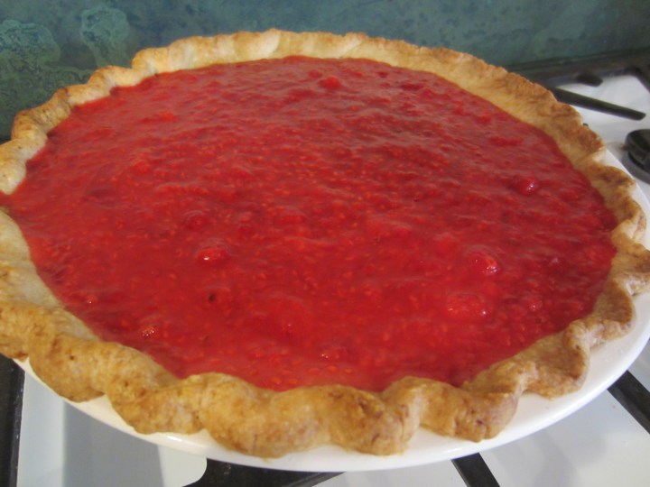 Radiant Raspberry Pie - 237 calories per slice