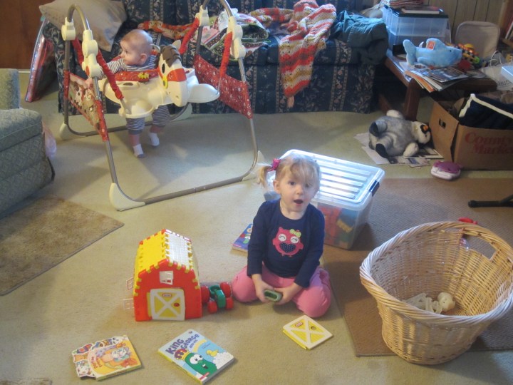 The Kids Keeping Busy at Grandma's