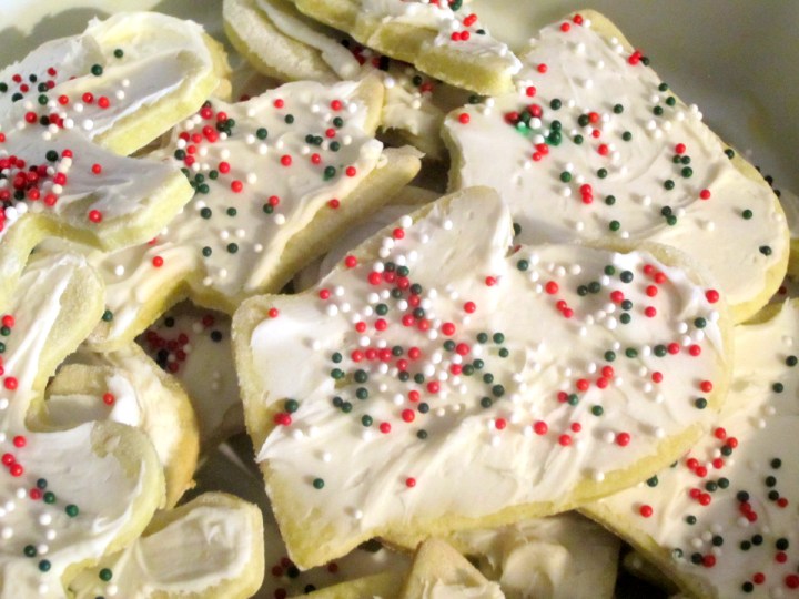 Frosted Sugar Cookies made with Avocado